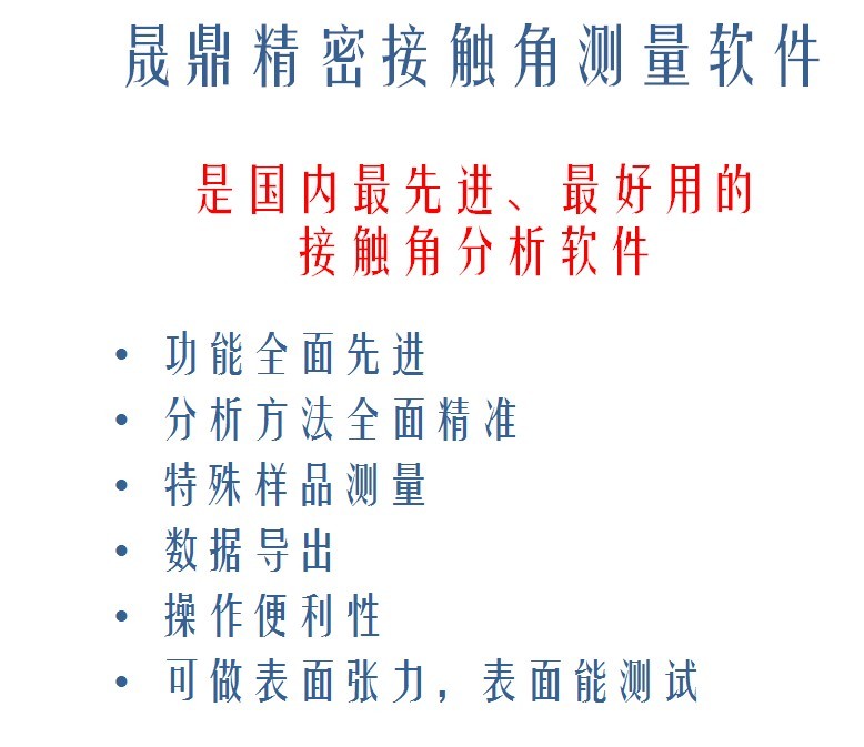 米兰比分结果接触角测量仪软件