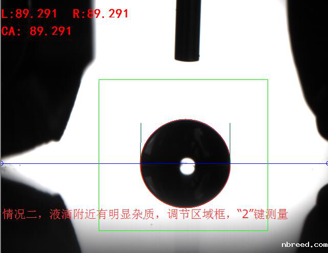 平面接触角测量 平面接触角测量