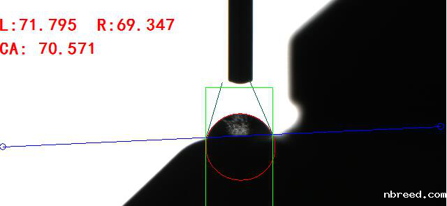 斜面接触角测量 斜面接触角测量