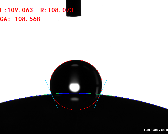 曲面(凹面、凸面)接触角测量 曲面(凹面、凸面)接触角测量