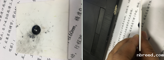 晟鼎-（华南理工大学）玻璃粉体高温下与陶瓷表面的接触角润湿测试报告